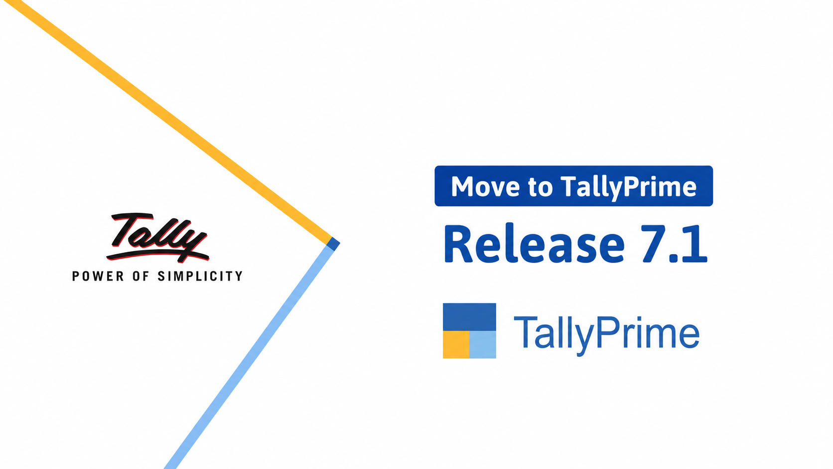 TallyPrime 7.1: Latest Release, Features & What’s New